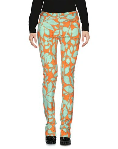 Just Cavalli Casual Pants In Orange