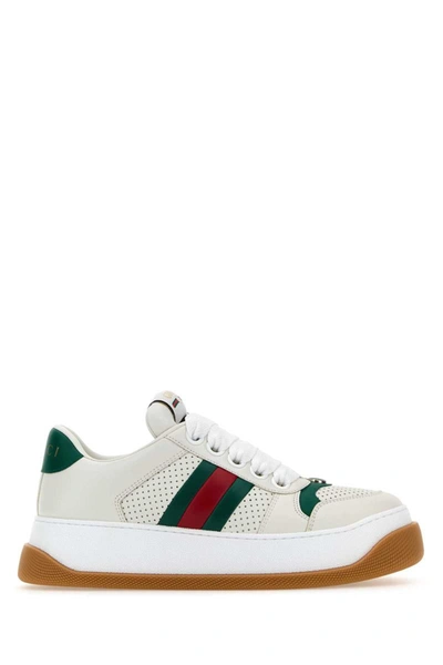 Shop Gucci Sneakers In White