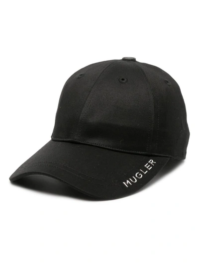 Shop Mugler Caps & Hats In Black