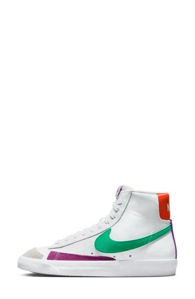 Shop Nike Blazer Mid '77 Sneaker In White/ Stadium Green/ Red