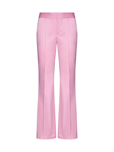 Shop Alice And Olivia Alice + Olivia Trousers In Cherry Blossom