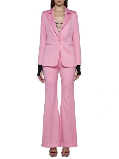 Shop Alice And Olivia Alice + Olivia Trousers In Cherry Blossom