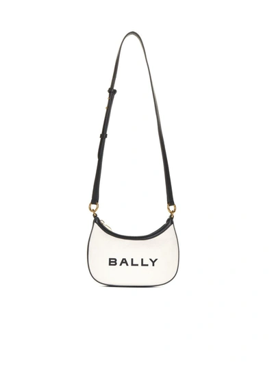 Shop Bally Bags In Natural/black+oro