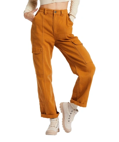 Shop Billabong Wall To Wall Pant In Cider In Brown