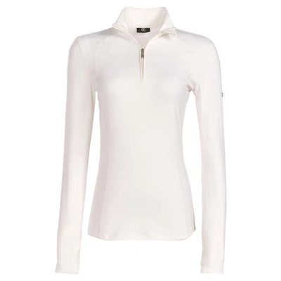 Bogner Madita Quarter-zip Thermal Base-layer Top In White