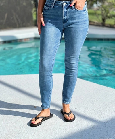 Shop Judy Blue Women's Rest And Relaxation Jeans In Blue