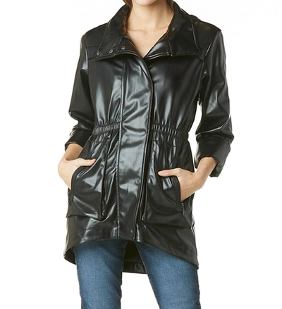 Shop Tart Collections Cory Vegan Leather Jacket In Black