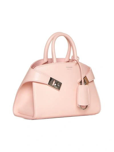 Shop Ferragamo Bags In Nylund Pink