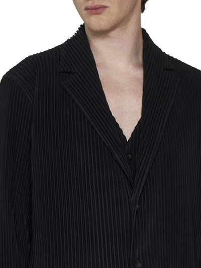Shop Issey Miyake Homme Plisse  Jackets In Black