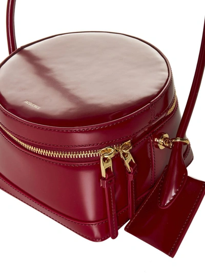 Shop Jacquemus Bags In Dark Red