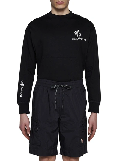 Shop Moncler Grenoble Shorts In Black