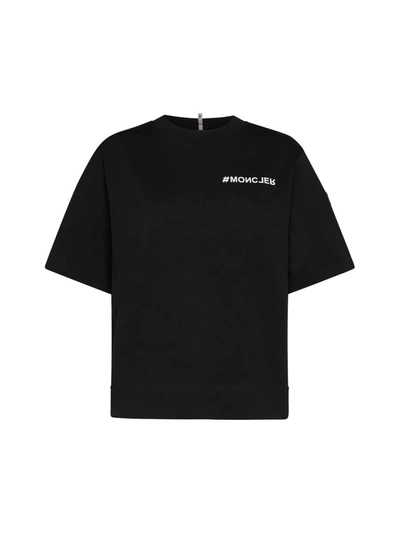 Shop Moncler Grenoble T-shirts And Polos In Black