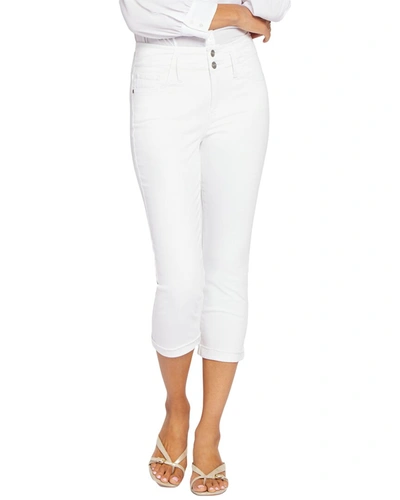 Shop Nydj Chloe Capri Optic White Jean