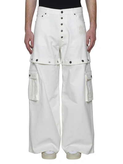 Shop Off-white Off Jeans In White