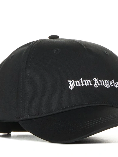 Shop Palm Angels Hats In Black Off White