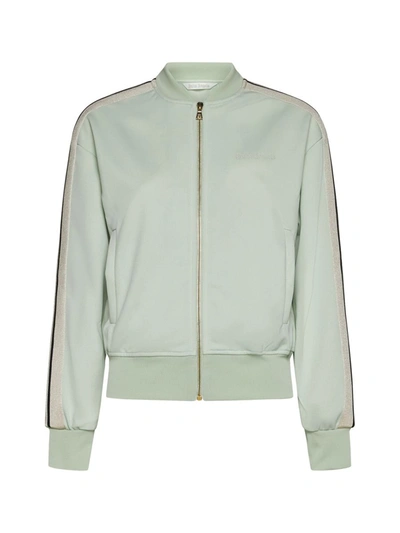 Shop Palm Angels Sweaters In Mint Off White