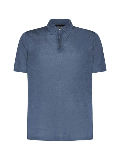 Shop Roberto Collina T-shirts And Polos In Denim