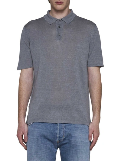 Shop Roberto Collina T-shirts And Polos In Grey