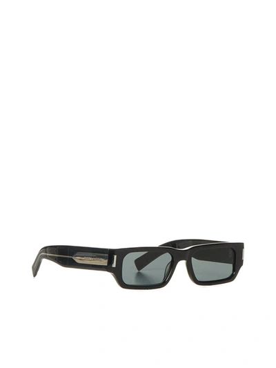 Shop Saint Laurent Eyewear Sunglasses In Black Crystal Black