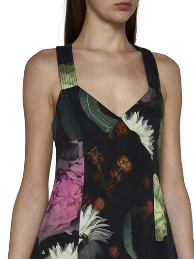 Shop Stine Goya Dresses In Scanned Foliage