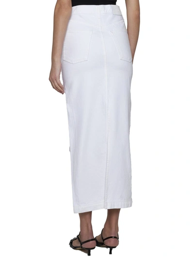 Shop Wardrobe.nyc Skirts In White