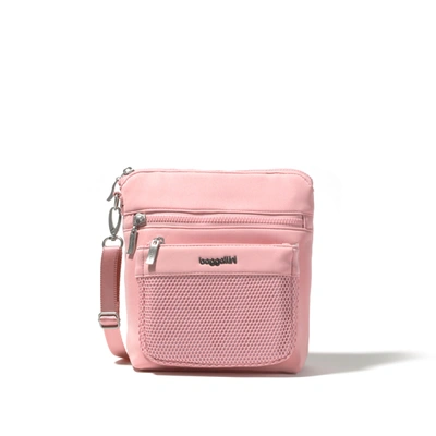 Shop Baggallini Modern Pocket Crossbody Bag In Pink
