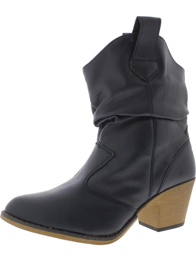 Shop Charles Albert Womens Vegan Leather Heels Ankle Boots In Grey