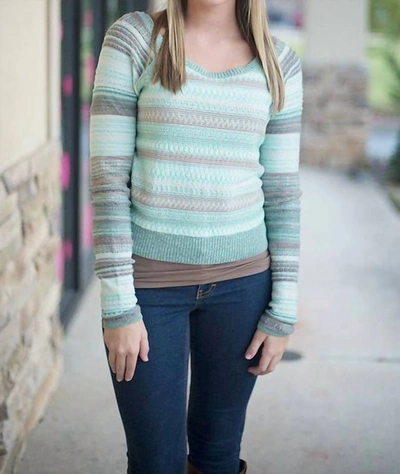 Shop Free People Pullover Twinkle Star In Mojito In Blue
