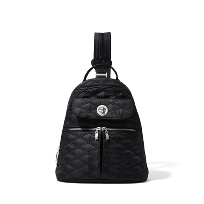 Shop Baggallini Women's Naples Convertible Sling Backpack In Black
