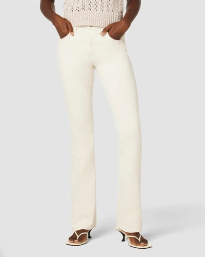 Shop Hudson Barbara High Rise Baby Boot Jean In White In Beige