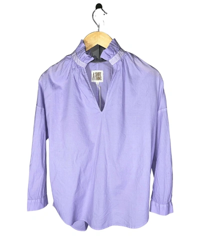 Shop A Shirt Thing Women's Penelope Cabo Shirt In Lilac In Purple