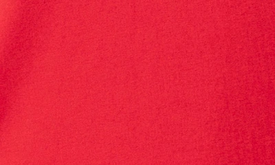 Maceoo Vivaldi Solid Ripple Red V-neck Cotton T-shirt In Red