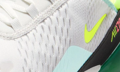 Shop Nike Air Max 270 Sneaker In Vast Grey/ Volt/ Hot Lava