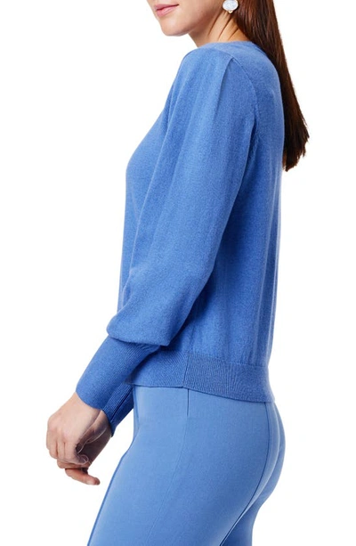 Nic + Zoe Nic+zoe Puff Shoulder Sweater In Morning Glory