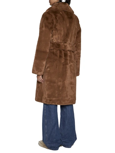 Shop Apparis Coats In Brown