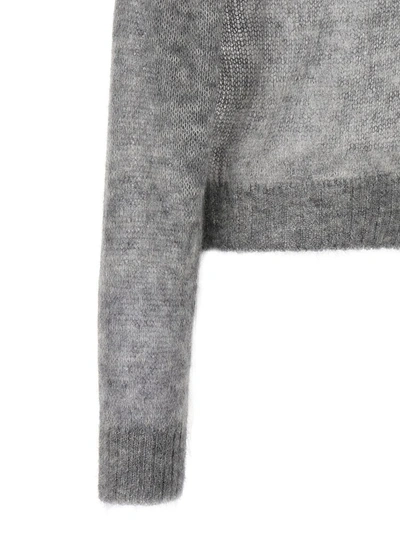 Shop Brunello Cucinelli Cropped Cardigan In Gray