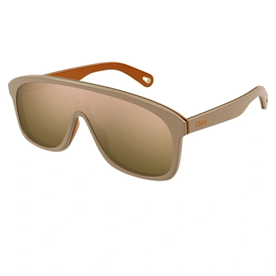 Shop Chloé Sunglasses In Beige