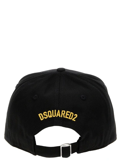 Shop Dsquared2 'rocco' Baseball Cap In Black