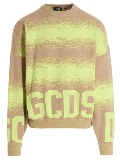 Shop Gcds ' Low Band Degradè' Sweater In Multicolor