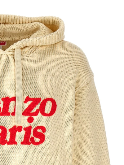 Shop Kenzo ' By Verdy' Hooded Sweater In White