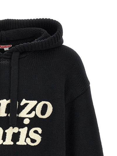 Shop Kenzo ' By Verdy' Hooded Sweater In White/black