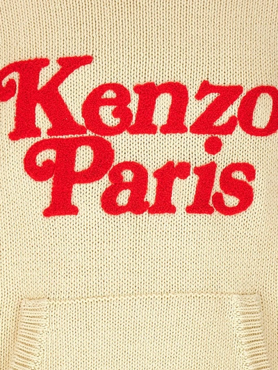 Shop Kenzo ' By Verdy' Hooded Sweater In White