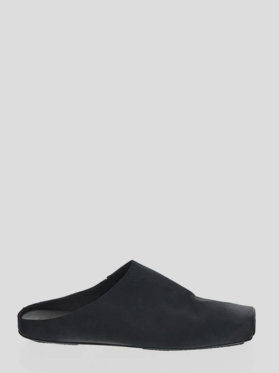 Shop Uma Wang Flat Shoes In Black
