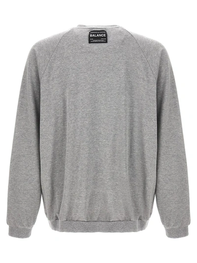 Shop Undercover 'chaos And Balance' Sweatshirt In Gray