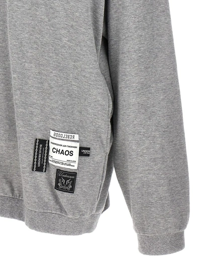 Shop Undercover 'chaos And Balance' Sweatshirt In Gray