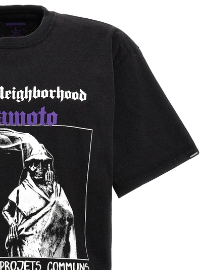 Shop Yohji Yamamoto 'neighborhood' T-shirt In Black