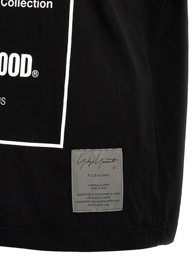 Shop Yohji Yamamoto 'neighborhood' T-shirt In White/black