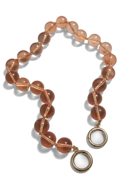 Shop & Other Stories Bead Necklace In Brown