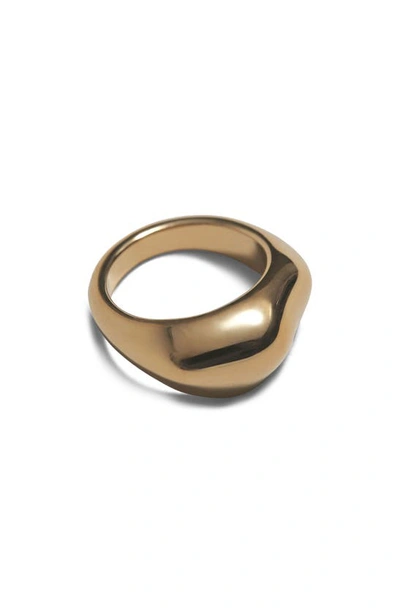 Shop & Other Stories Sculptural Ring In Metal Bright