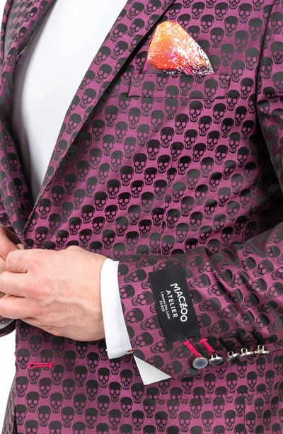 Maceoo Diamondpuff Quilted Bomber Jacket In Pink